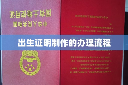 黄陵出生证明制作的办理流程