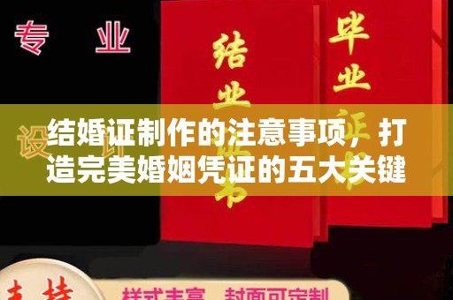 黄陵结婚证制作的注意事项，打造完美婚姻凭证的五大关键点